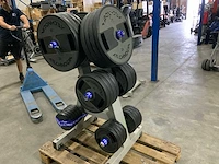 Technogym pu schijven 50mm 12x20;8x10;8x5;6x2,5;8x1,25 krachtstation - afbeelding 3 van  6