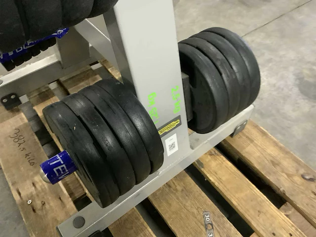 Technogym pu schijven 50mm 12x20;8x10;8x5;6x2,5;8x1,25 krachtstation - afbeelding 4 van  6