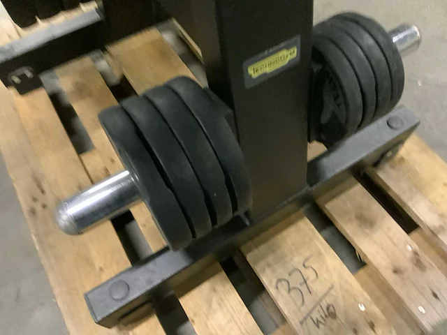 Technogym pu schijven 50mm 12x20kg;8x10;8x5;4x2,5;4x1,25 krachtstation - afbeelding 3 van  6