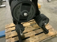 Technogym pu schijven 50mm 12x20kg;8x10;8x5;4x2,5;4x1,25 krachtstation - afbeelding 5 van  6
