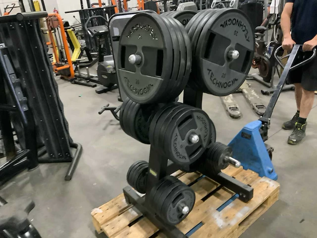 Technogym pu schijven 50mm 14x20;10;10;4x5;4x2,5;4x1,25kg krachtstation - afbeelding 2 van  5