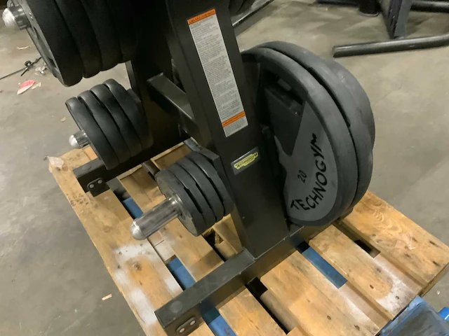 Technogym pu schijven 50mm 14x20;10;10;4x5;4x2,5;4x1,25kg krachtstation - afbeelding 4 van  5