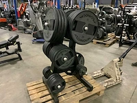Technogym pu schijven 50mm 14x20;10x10;4x5;4x2,5;4x1,25kg krachtstation - afbeelding 1 van  5