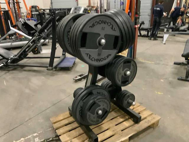 Technogym pu schijven 50mm 14x20;10x10;4x5;4x2,5;4x1,25kg krachtstation - afbeelding 5 van  5