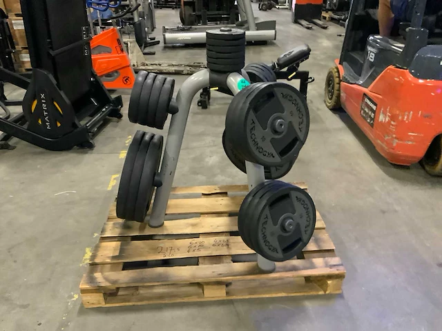 Technogym pu schijven 50mm 6x20;6x10;4x5;4x2,5;6x1,25kg krachtstation - afbeelding 2 van  4