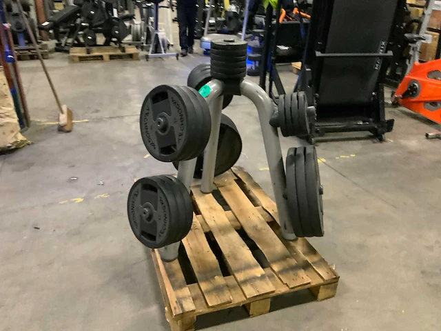 Technogym pu schijven 50mm 6x20;6x10;4x5;4x2,5;6x1,25kg krachtstation - afbeelding 3 van  4