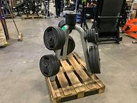 Technogym pu schijven 50mm 6x20;6x10;4x5;4x2,5;6x1,25kg krachtstation - afbeelding 3 van  4