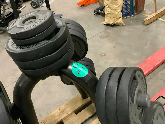 Technogym pu schijven 50mm 6x20;9x10;6x5;2x1,25kg krachtstation - afbeelding 5 van  5