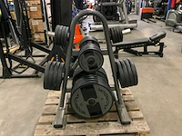Technogym pu schijven 50mm 8x20;8x10;8x5;4x2,5;4x1,25kg krachtstation - afbeelding 1 van  5