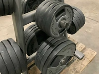 Technogym pu schijven 50mm 8x20;8x10;8x5;4x2,5;4x1,25kg krachtstation - afbeelding 5 van  5