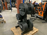 Technogym pu schijven 50mm 8x20kg;4x20kg;4x10kg4x5;4x2,5kg krachtstation - afbeelding 2 van  6