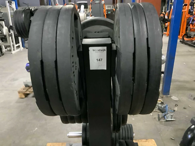 Technogym pu schijven 50mm 8x20kg;4x20kg;4x10kg4x5;4x2,5kg krachtstation - afbeelding 4 van  6