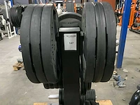 Technogym pu schijven 50mm 8x20kg;4x20kg;4x10kg4x5;4x2,5kg krachtstation - afbeelding 4 van  6