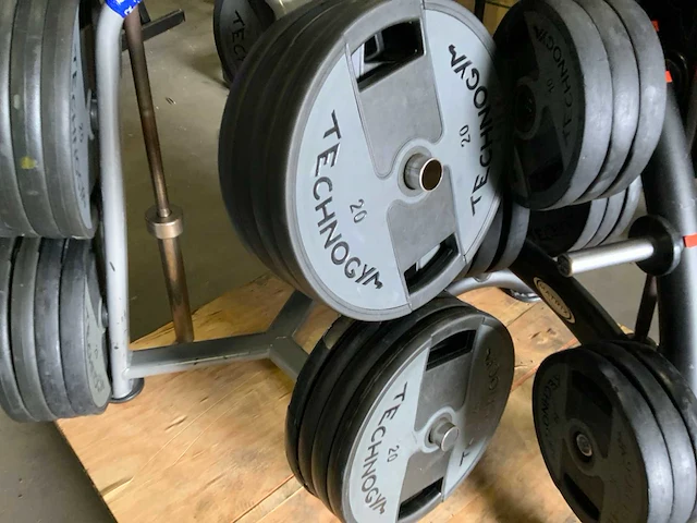Technogym schijven inclusief rek 520kg - afbeelding 2 van  8