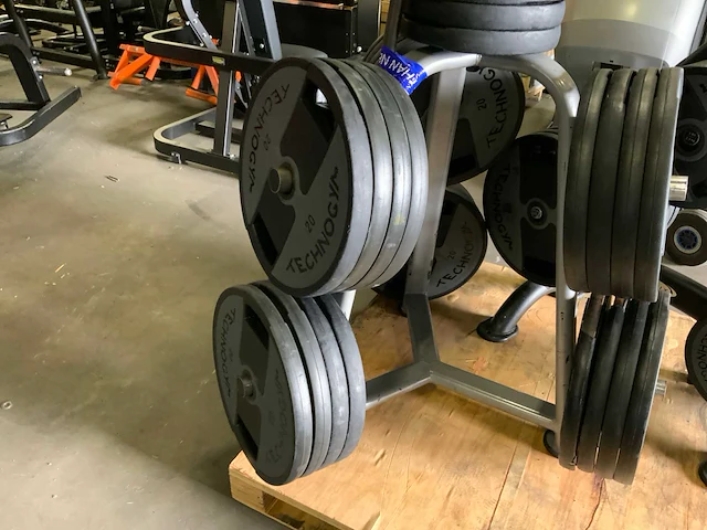 Technogym schijven inclusief rek 520kg - afbeelding 5 van  8
