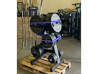 Technogym schijven pu 50 mm met rek krachtstation - afbeelding 3 van  4