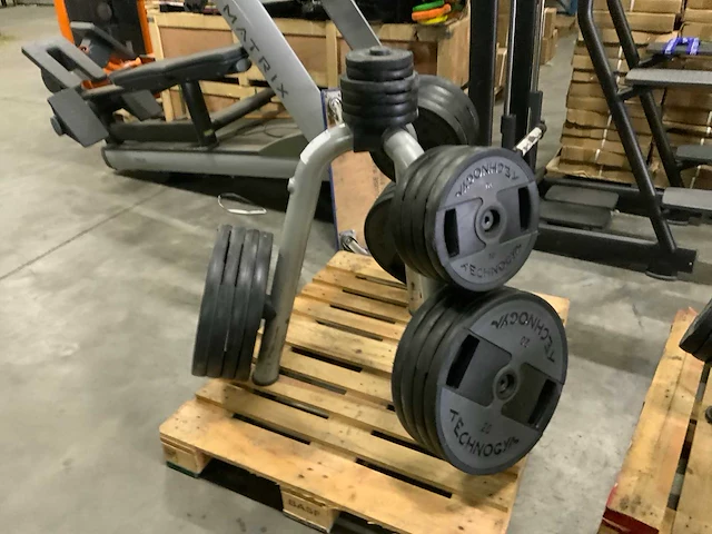 Technogym schijven pu 50mm 12x20kg;8x10;4x2,5;2x1,25kg krachtstation - afbeelding 2 van  6