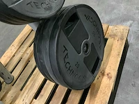 Technogym schijven pu 50mm 12x20kg;8x10;4x2,5;2x1,25kg krachtstation - afbeelding 4 van  6
