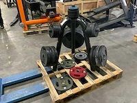 Technogym schijven pu 50mm 4x20;4x10;9x5;8x2,5;4x1,25kg krachtstation - afbeelding 2 van  6
