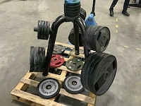 Technogym schijven pu 50mm 4x20;4x10;9x5;8x2,5;4x1,25kg krachtstation - afbeelding 3 van  6