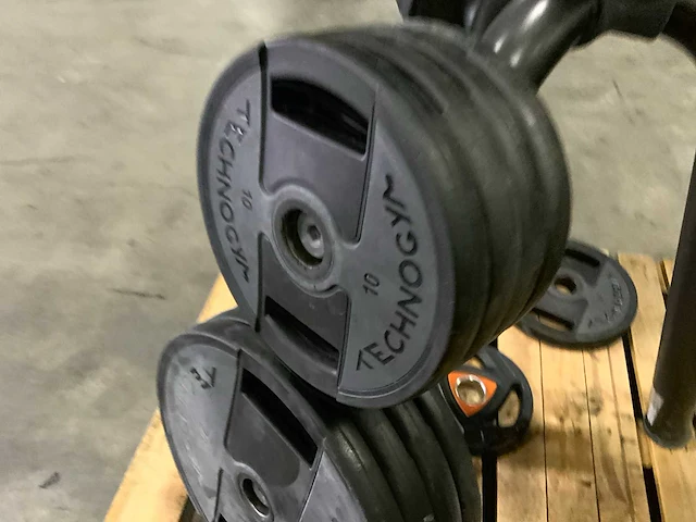 Technogym schijven pu 50mm 8x20;9x10;9x5kg;4x2,5kg krachtstation - afbeelding 4 van  6