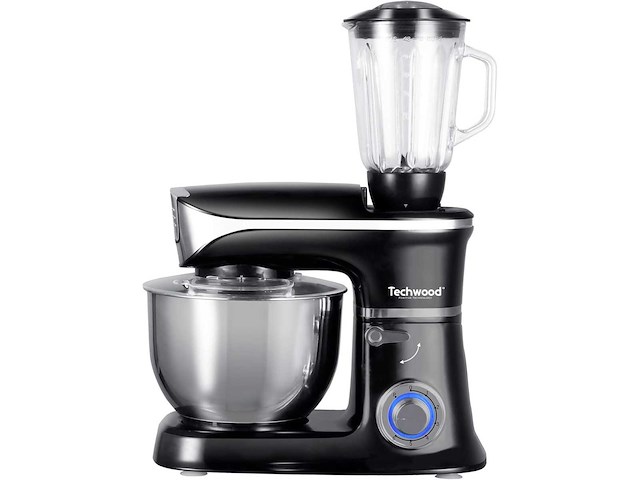 Techwood multifunctionele mixer mixer-6.5l-1300w, zwart - afbeelding 2 van  4