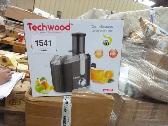 Techwood tcf1808 sapcentrifuge 2.2l 800w/230v - afbeelding 5 van  5