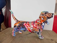 Teckel graffiti h20cm - afbeelding 3 van  4