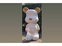 Teddy bear white h80cm - afbeelding 1 van  1