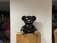 Teddy bear zittend black h60cm - afbeelding 2 van  2