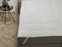 Teddy sherpa oplegmatras 140cm - afbeelding 3 van  3