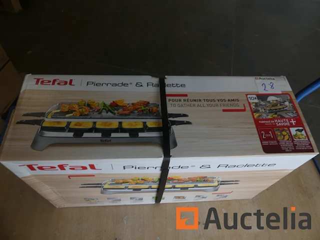 Tefal 1395s1 apparaat met steen en raclette - afbeelding 1 van  5