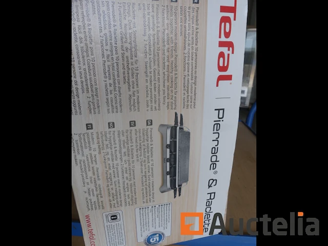 Tefal 1395s1 apparaat met steen en raclette - afbeelding 2 van  5