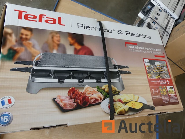 Tefal 1395s1 apparaat met steen en raclette - afbeelding 4 van  5