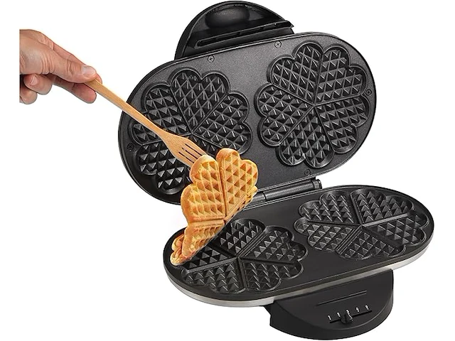 Tefal dubbel hartwafelijzer - afbeelding 1 van  2