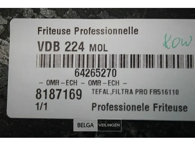 Tefal filtra pro fr516110 professionele friteuse - afbeelding 4 van  4
