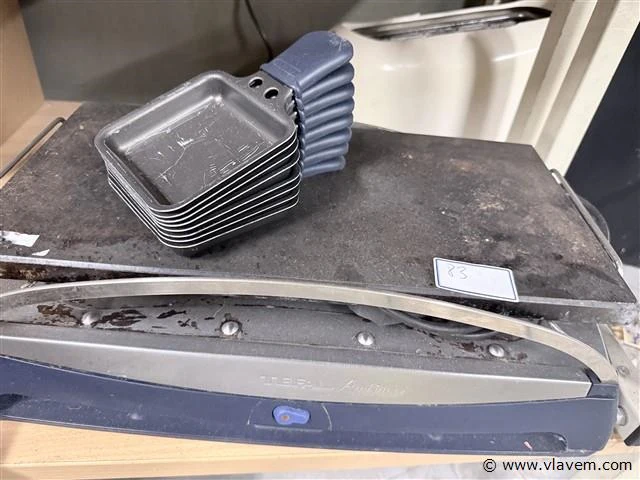 Tefal steengrill met pannetjes - compleet - test ok - afbeelding 1 van  3