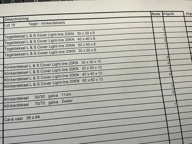 Tegel-klinkerdeksels - afbeelding 2 van  2