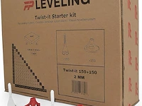 Tegel leveling systeem 2mm (rood) - afbeelding 1 van  3