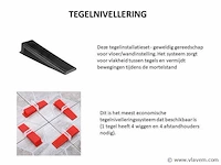 Tegelnivellering (3.000 stuks= 30 kleine zakjes) - afbeelding 1 van  2