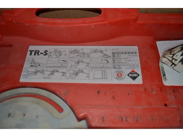 Tegelsnijder rubi tr-s in koffer (14) - afbeelding 4 van  4