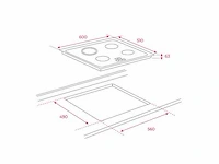 Teka - tz6415 - keramische kookplaat - afbeelding 2 van  3