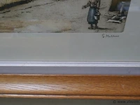 Tekening achter glas - afbeelding 2 van  2