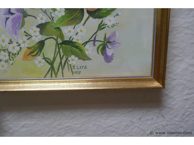 Tekening achter glas - afbeelding 2 van  2