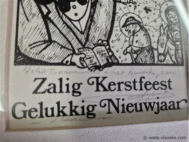 Tekening achter glas - afbeelding 3 van  3