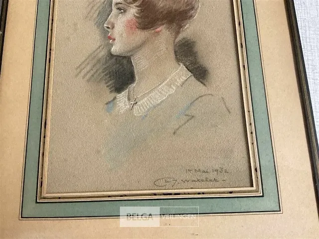 Tekening charles watelet - afbeelding 3 van  3