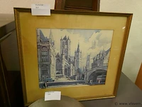 Tekening gent - afbeelding 1 van  1