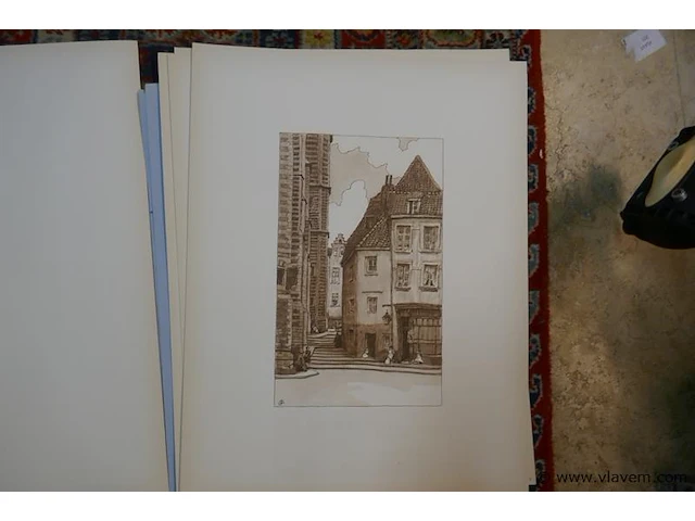 Tekeningen van antwerpen - afbeelding 4 van  5