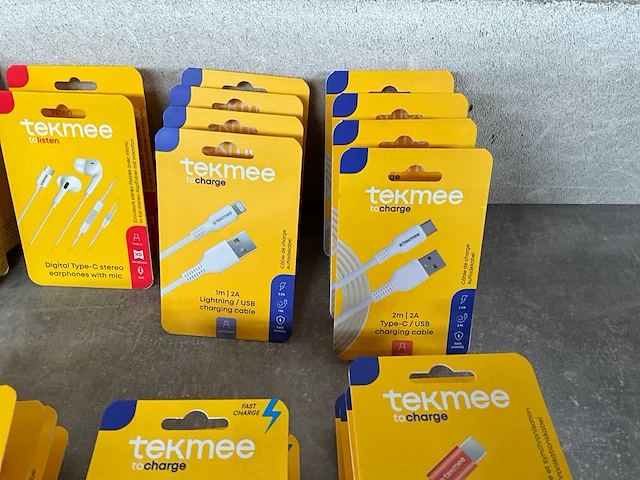 Tekmee mix kavel diverse telefoon kabels en accessoires - afbeelding 7 van  11