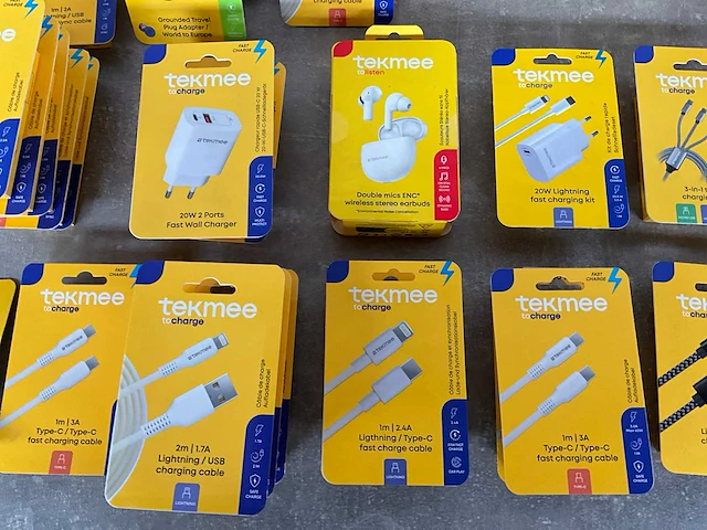 Tekmee mix kavel diverse telefoon kabels en accessoires - afbeelding 10 van  11